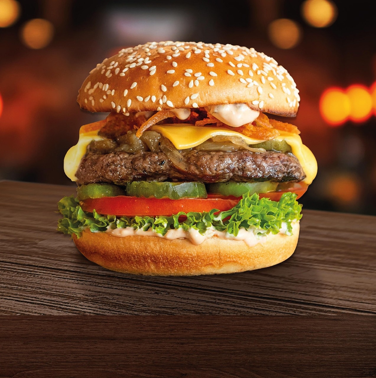 The Perk Stack burger